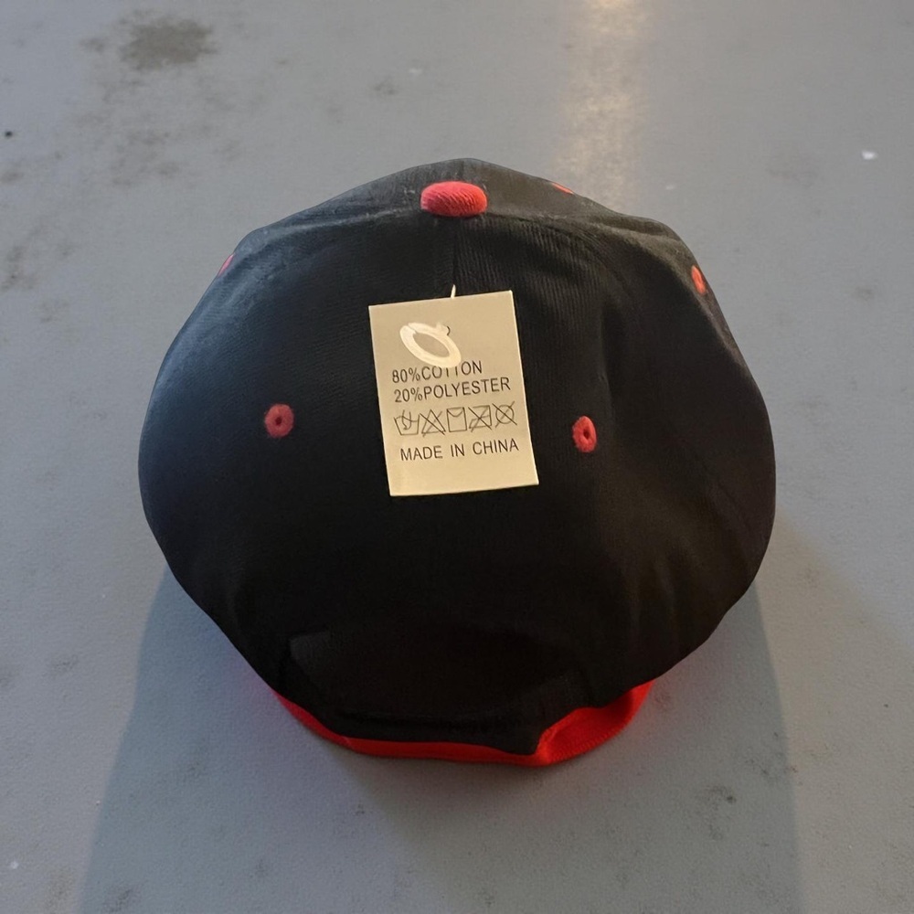 Black and Red Diamondbacks Baseball Cap - Picture 3 of 5